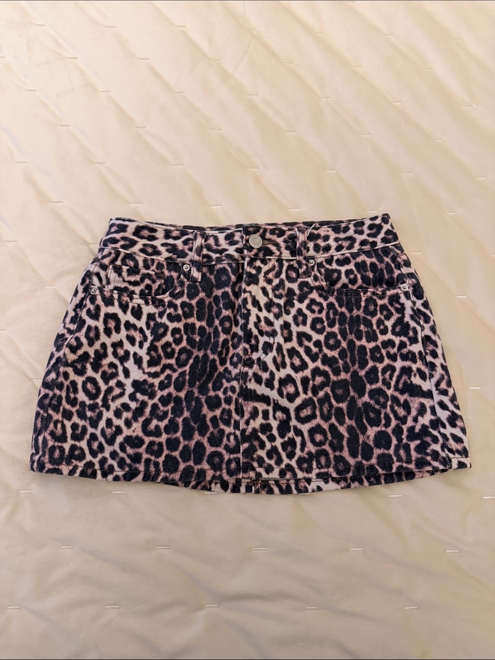 PacSun Leopard Print Mini Skirt